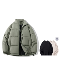 Унисекс пуховик, Moss Green (with Crew Neck Sweater Included) Bobby abley