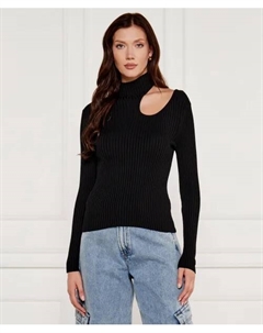 Свитер Седенно Slim fit, черный Hugo