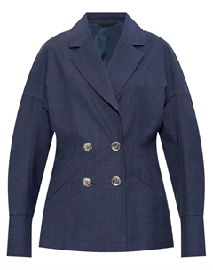 Пиджак узкого кроя, синий Givenchy