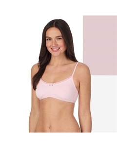 Детское хлопковое бралетт с круглым вырезом, 2 шт, модель 80004p2, цвет pink esque white So