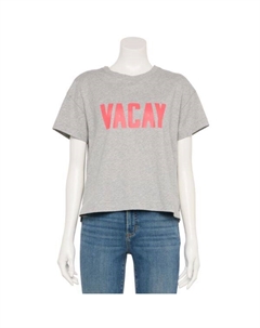 Женская адаптивная футболка свободного кроя, цвет gray vacay graphic Sonoma goods for life