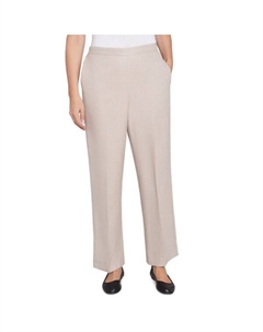 Женские свободные льняные укороченные брюки, цвет linen Alfred dunner