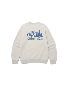 Свитшот унисекс экрю The north face