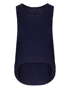 Топ без рукавов, синий High