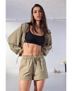 Активные шорты-бумажные пакеты, хаки Next