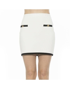 Женская трикотажная мини-юбка Denver, белый Alexia admor
