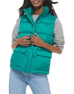 Женская пуховая жилетка спортивная стеганая, бирюзовый Levi's®