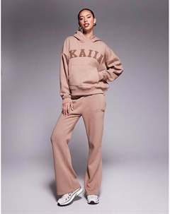 Широкие джоггеры цвета эспрессо Kaiia