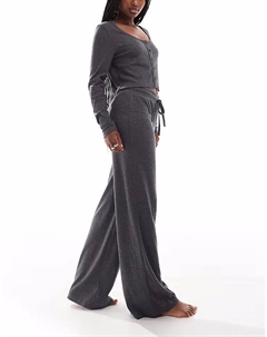 Широкие брюки для дома, микс и подбор цвета, серые Asos design