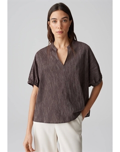 Блуза BOXY FIT CRASH, коричневый Opus