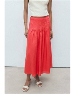 Юбка макси, красный Mango