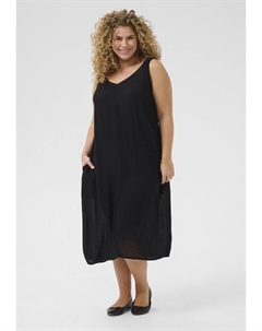 Повседневное платье CAISY AMI SOLID, цвет Black Deep Kaffe curve