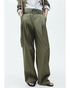 Брюки CUBI, хаки Mango