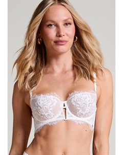 Бюстгальтер на косточках TIAH NON-PADDED LONGLINE Hunkemöller, белый Hunkemoller