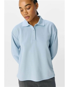 Рубашка поло LO E AW FAIR 24 - Long sleeved top, синий Object