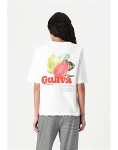 Футболка с принтом ONLPHOEBE FRESH BOX, кремовый Only