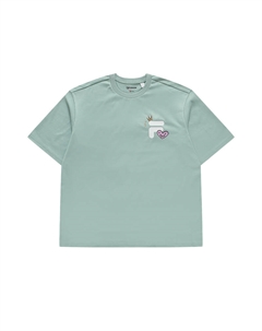 Футболка унисекс яркого озерно-зеленого цвета Fila fusion