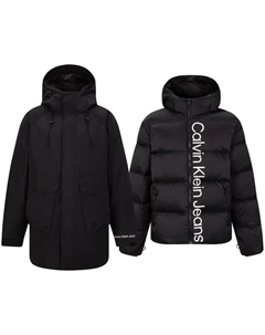 Кальвин Кляйн Пуховик Унисекс, BEH-Черный Calvin klein