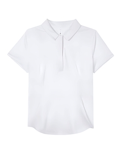 Футболка поло женская белая Lululemon