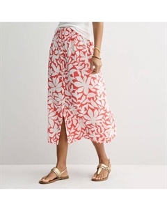 Женская юбка миди на пуговицах спереди, цвет coral painted floral Sonoma goods for life