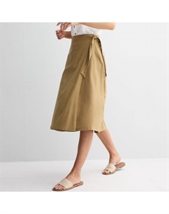 Женская юбка с запахом и завязкой спереди, цвет maple Croft & barrow