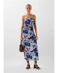 Повседневное платье ESTPRINT BANDEAU, синий Scalpers