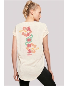 Футболка с принтом ALOHA, песочный F4nt4stic