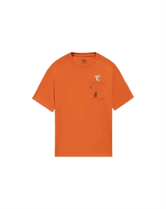 Футболка Disney X Unisex с оранжевым карпом Li-ning