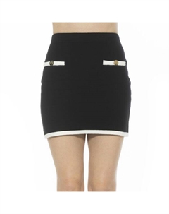 Женская трикотажная мини-юбка Denver, черный Alexia admor