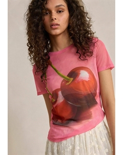 Блуза SLIM FIT SHORT SLEEVE, розовый Next