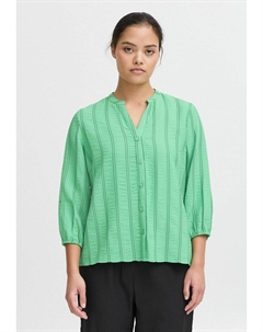 Блузка на пуговицах IXOLLIE, цвет Amazon Ichi