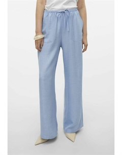 Брюки MIT VMMELANEY HOHE TAILLE, светло-голубой Vero moda