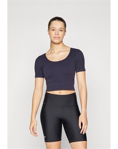 Спортивная футболка LIFE WAY CROP SEAM, темно-синий Only play