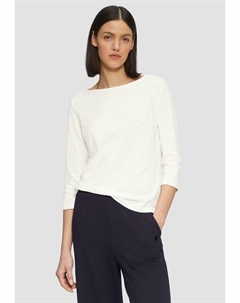 Топ с длинными рукавами MIT 3/4 ÄRMELN, кремовый S.oliver