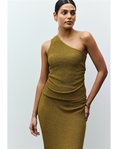 Топ TEXTURE ONE SHOULDER - Blouse, зеленый Next