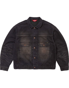 Футболка Distressed Selvedge Trucker Jacket, Мытая индиго/Мытая индиго Supreme
