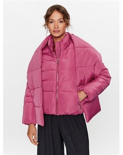 Пуховик стандартного кроя, розовый Liu jo