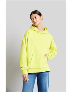 Свитер с круглым вырезом и вырезом на плечах, желтый Bugatti