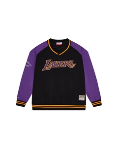Куртка Mitchell & Ness x NBA унисекс Bulls Warriors Lakers, Black (Los Angeles Lakers) Mitchell ness