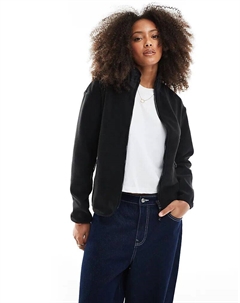 Флисовая кофта Active с застежкой-молнией черного цвета Superdry