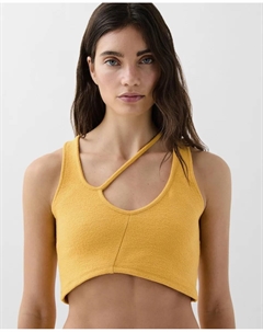 Женский топ с бретелями, желтый Scalpers