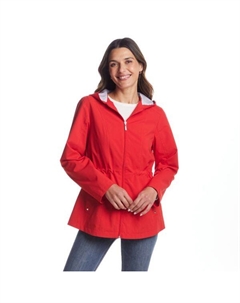 Женская складная дождевик, красный Gallery