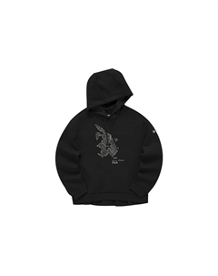 Свитшот женский, цвет черный как смоль Fila