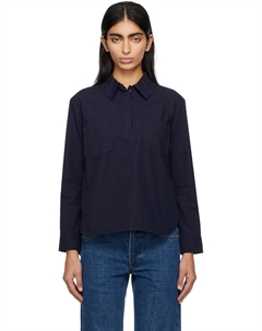 Темно-синяя рубашка челси A.p.c.