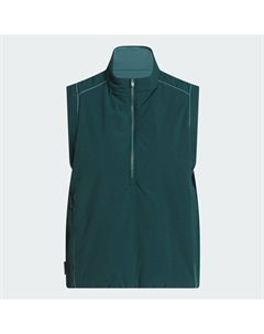 Жилет Beyond Twistweave Loose Quarter-Zip, зеленый Adidas
