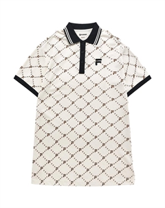 Футболка с коротким рукавом серии FOB женская молочного цвета Fila fusion