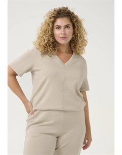 Базовая футболка, песочный Kaffe curve