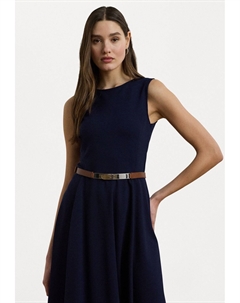 Платье из джерси Ponte Sleeveless Dress - Cocktail dress / Party dress, темно-синий Lauren ralph lauren