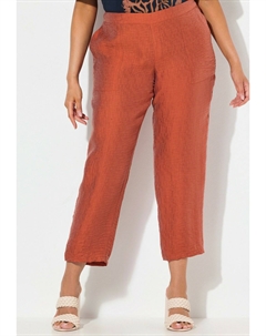 Брюки TEXTURED COMFORT WAIST, коричневый Ulla popken