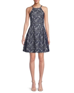 Кружевное платье с пышной юбкой Ivory Vince camuto